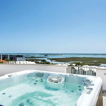 270 Sqm - Perola Da - Pool & Jacuzzi - Terrace Sea View Apartment Fuzeta